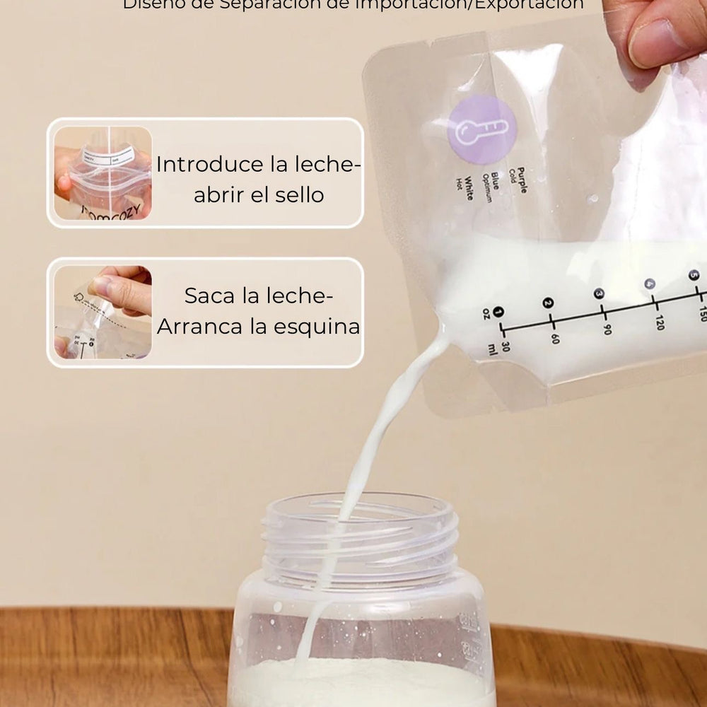 
                  
                    Momcozy  Bolsas de Almacenamiento de Leche Materna con Detección de Temperatura:
                  
                