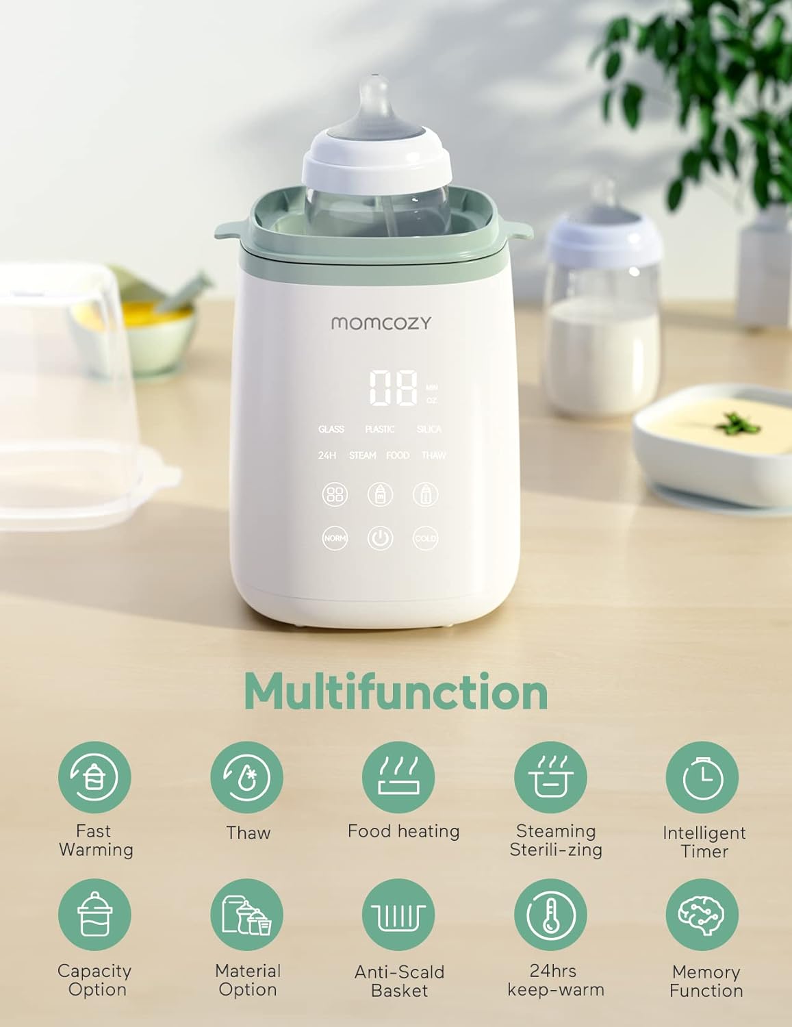 
                  
                    Momcozy Calentador de Biberones: Eficiencia y Precisión para la Nutrición de tu Bebé
                  
                