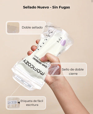 Momcozy Breast Milk Storage Bags with Temperature Sensing: