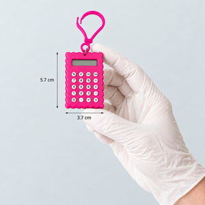 Mini calculadora con llavero