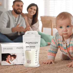 Momcozy Breast Milk Storage Bags with Temperature Sensing: