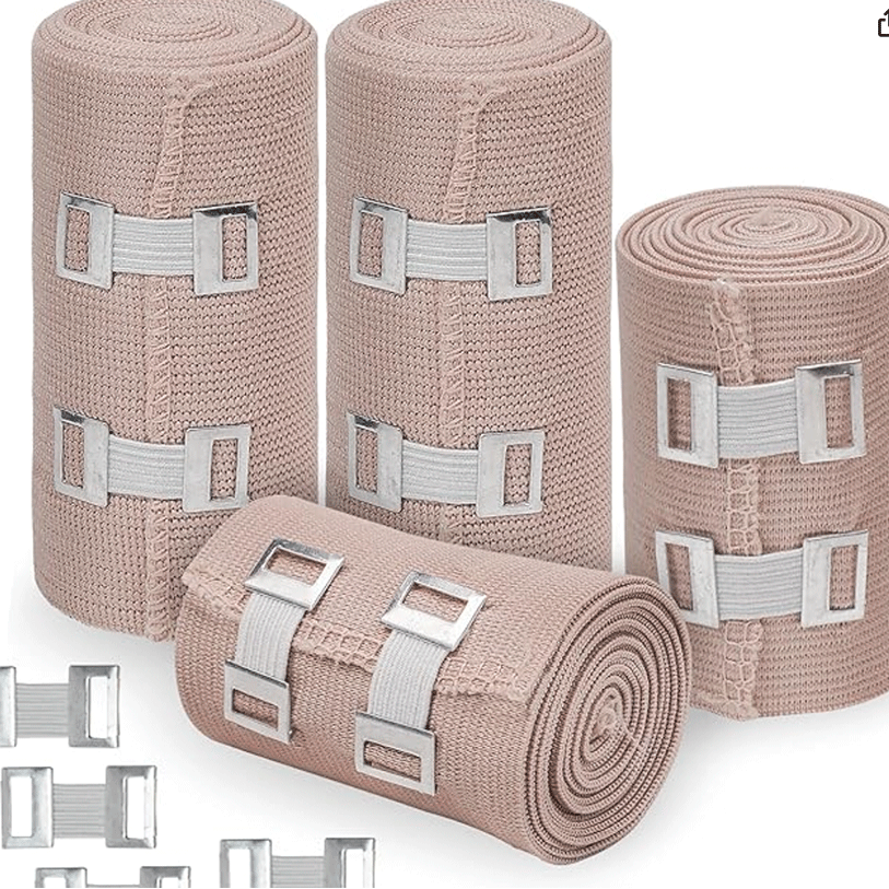 High Quality Elastic Bandage Strong Compression Bandage Wrap Wrist Ankle Foot Knee 