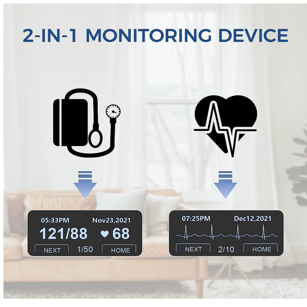 
                  
                    Checkme BP2 Monitor de presión arterial Bluetooth para uso doméstico, máquina automática de brazo superior inalámbrico BP
                  
                