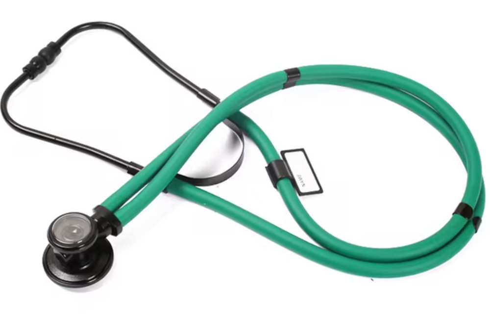 
                  
                    SURE QUALITY DOUBLE BELL DOUBLE TUBE NURSING STETHOSCOPE
                  
                