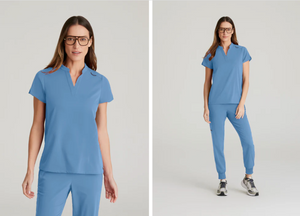 CAMISA DE MUJER ESTILO AVERY CUELLO CHINO GREYS ANATOMY