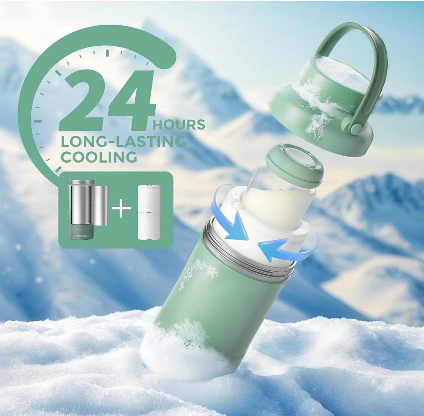 
                  
                    Enfriador Portátil Momcozy de 22 oz – Conserva la Leche Materna por Más de 24 Horas
                  
                