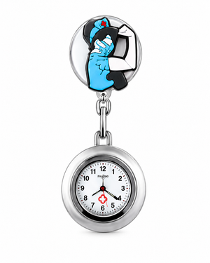 Nursing Clock with Retractable Second Hand and Figures