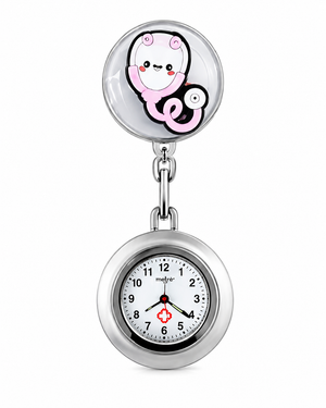 Nursing Clock with Retractable Second Hand and Figures
