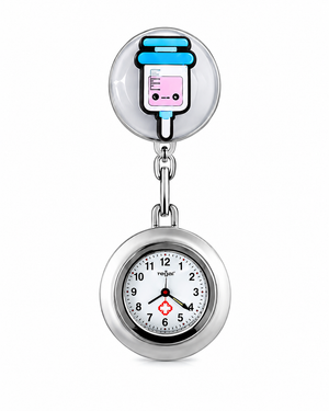 Nursing Clock with Retractable Second Hand and Figures