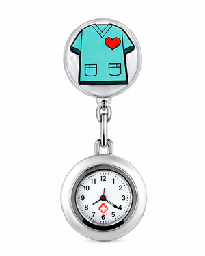 Nursing Clock with Retractable Second Hand and Figures