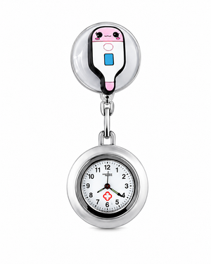 Nursing Clock with Retractable Second Hand and Figures