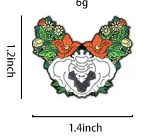 Anatomical Metal Pins in Stainless Steel