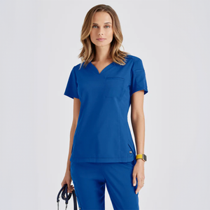 CAMISA DE MUJER ESTILO CAPRI CUELLO V GREYS ANATOMY