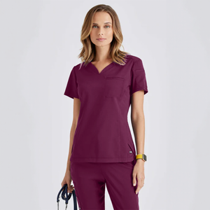 CAMISA DE MUJER ESTILO CAPRI CUELLO V GREYS ANATOMY