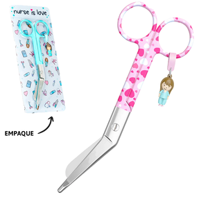 Tijeras lister de vendaje para la enfermera, con colores y estampados exclusivos.