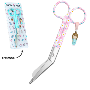 Tijeras lister de vendaje para la enfermera, con colores y estampados exclusivos.