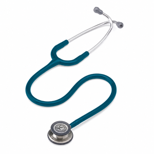 Color: Azul Caribe - vista lateral Estetoscopio Littmann Classic III Estandar en Medimed Honduras