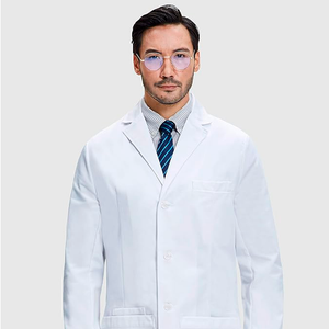 Bata de Laboratorio Semi ajustada para Hombre DR11 DR12 DR16 de Dr. James