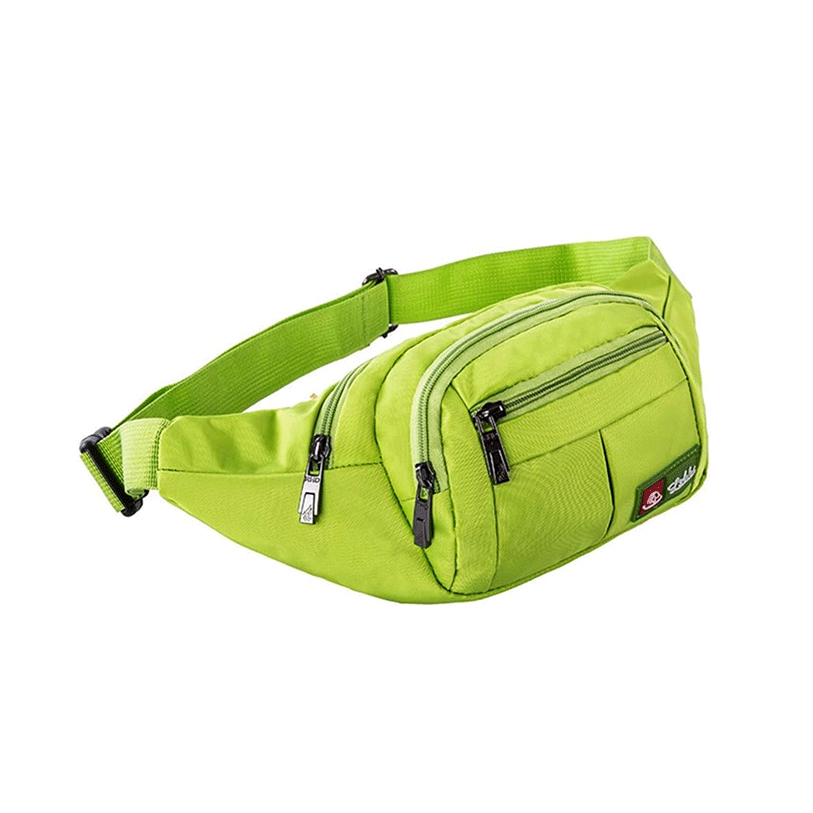 Multicolor Waist Bag in Waterproof Fabric, multiple pockets, bag.