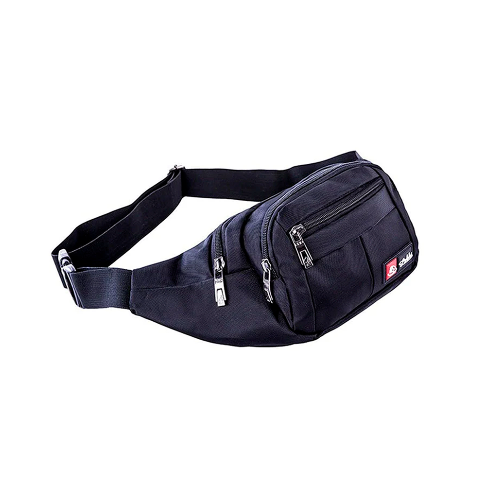 Multicolor Waist Bag in Waterproof Fabric, multiple pockets, bag.