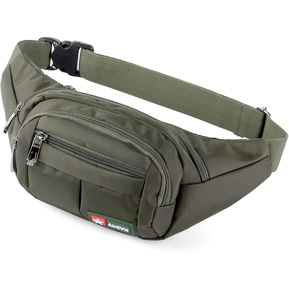 
                  
                    Multicolor Waist Bag in Waterproof Fabric, multiple pockets, bag.
                  
                