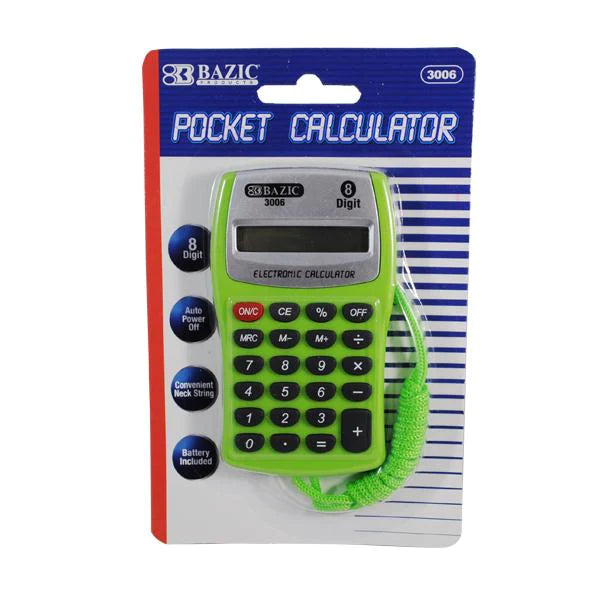 
                  
                    Multicolor Pocket Calculator
                  
                