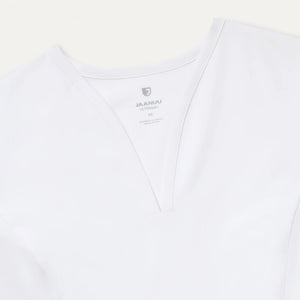 Color: Blanco - detalle Camisa Jaanuu Calix Fit and Flare en Medimed Honduras