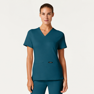 Color: Azul Caribe - vista frontal Camisa Jaanuu Cesi Slim UltraSOFT en Medimed Honduras