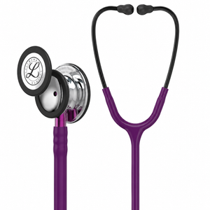 Color: Ciruela Ahumado - vista lateral Estetoscopio Littmann Classic III en Medimed Honduras
