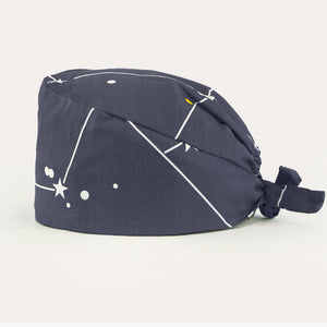 Gorro de quirofano ajustable con banda para el sudor, adecuado para hombres y mujeres