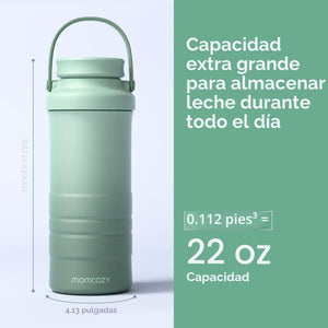 Enfriador Portátil Momcozy de 22 oz – Conserva la Leche Materna por Más de 24 Horas