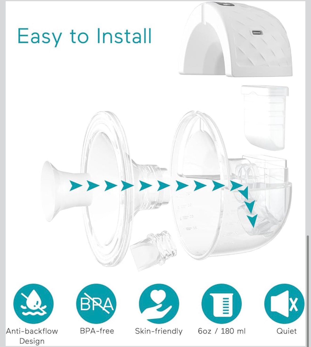 
                  
                    Extractor de Leche Manos Libres Paruu P10
                  
                