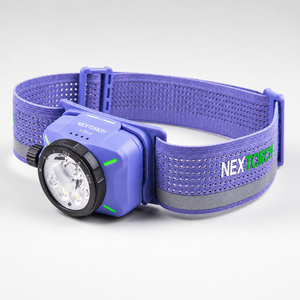 NEXTORCH eStar - Lámpara Frontal Ultra Brillante 1,300 Lúmenes Doble Luz