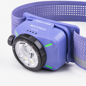 NEXTORCH eStar - Lámpara Frontal Ultra Brillante 1,300 Lúmenes Doble Luz