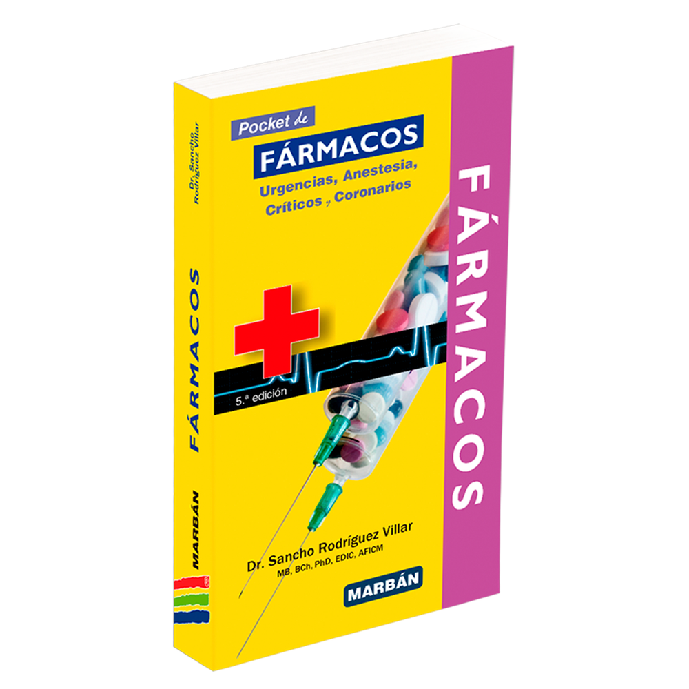 Pocket de Fármacos para Urgencias, Anestesia, Críticos y Coronarios