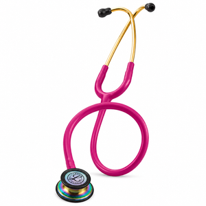 Color: Frambuesa Tornasol - vista frontal Estetoscopio Littmann Classic III en Medimed Honduras