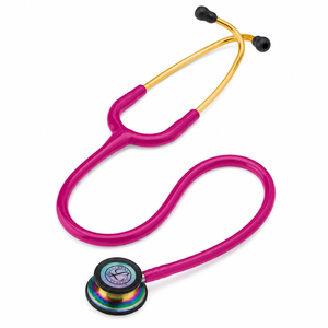 Color: Frambuesa Tornasol - vista lateral Estetoscopio Littmann Classic III en Medimed Honduras