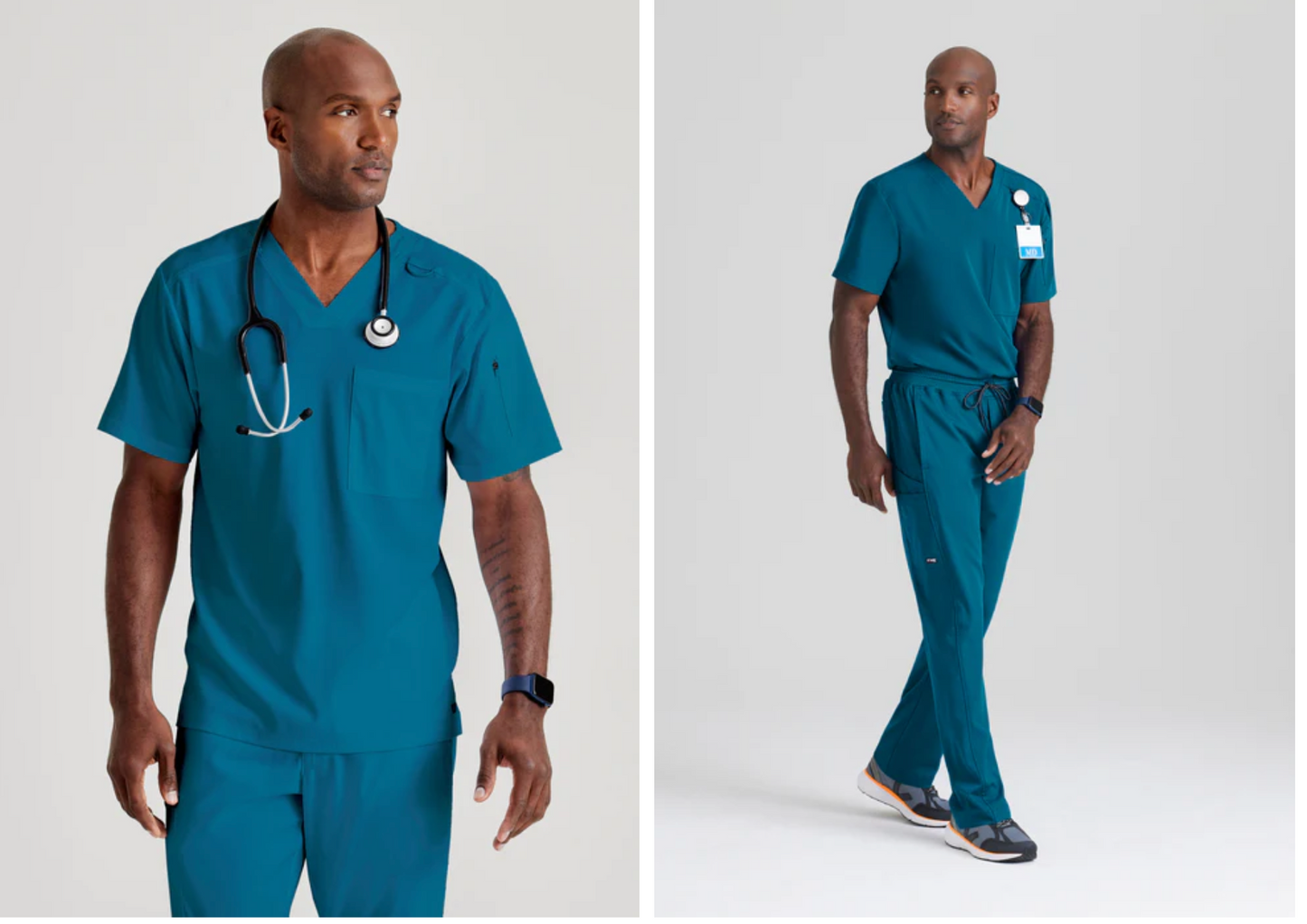 
                  
                    Camisa estilo Murphy de Grey's Anatomy, con cuello en V y 2 bolsillos, modelo GRST079, ideal para profesionales de la salud que buscan comodidad y funcionalidad.
                  
                