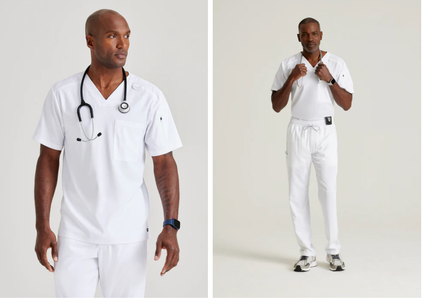 
                  
                    Camisa estilo Murphy de Grey's Anatomy, con cuello en V y 2 bolsillos, modelo GRST079, ideal para profesionales de la salud que buscan comodidad y funcionalidad.
                  
                