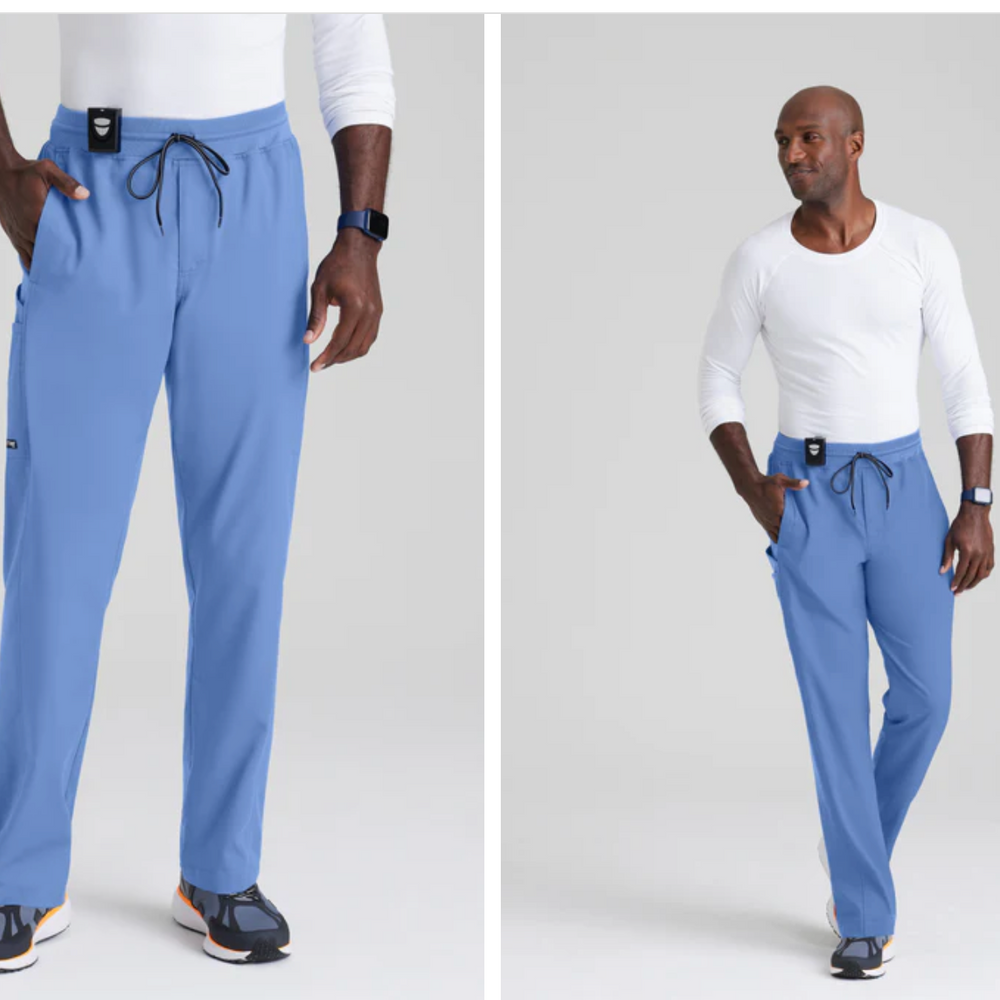 
                  
                    Pantalón Hudson de Grey's Anatomy, modelo GRSP617, diseñado para ofrecer comodidad y estilo a los profesionales de la salud en su jornada laboral.
                  
                