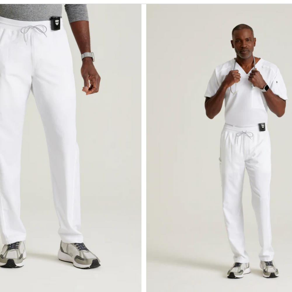 
                  
                    Pantalón Hudson de Grey's Anatomy, modelo GRSP617, diseñado para ofrecer comodidad y estilo a los profesionales de la salud en su jornada laboral.
                  
                