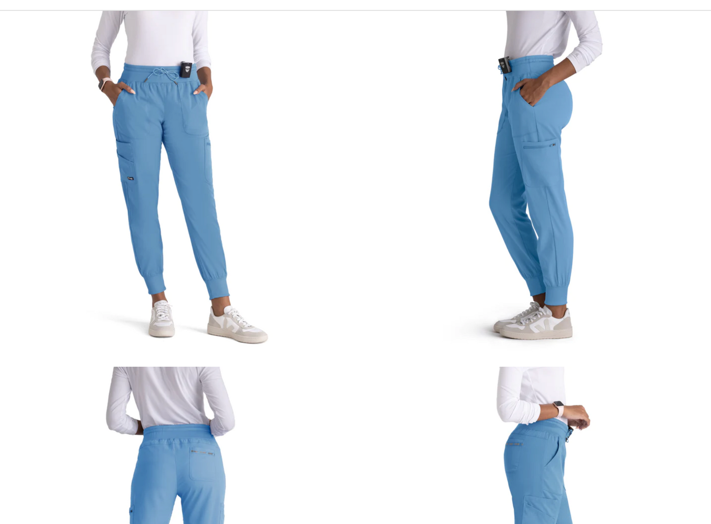 
                  
                    Pantalón de jogger de Grey's Anatomy, modelo GRSP527, con 7 bolsillos, diseñado para ofrecer comodidad y funcionalidad a los profesionales de la salud.
                  
                