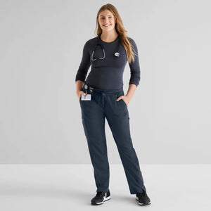 Color: Acero - vista lateral Pantalon Greys Anatomy Kim en Medimed Honduras