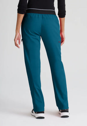 Color: Azul Caribe - detalle Pantalon Greys Anatomy Kim en Medimed Honduras