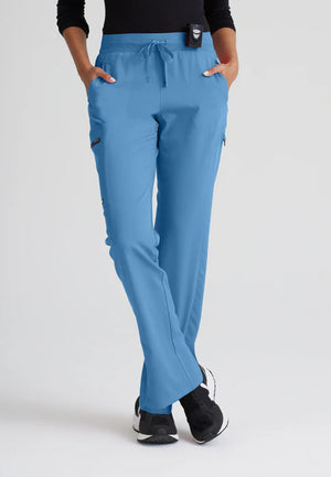 Color: Azul Cielo - vista frontal Pantalon Greys Anatomy Kim en Medimed Honduras