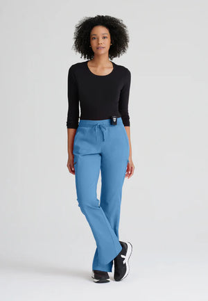 Color: Azul Cielo - vista lateral Pantalon Greys Anatomy Kim en Medimed Honduras