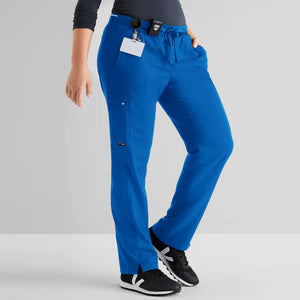 Color: Azul Royal - vista posterior Pantalon Greys Anatomy Kim en Medimed Honduras