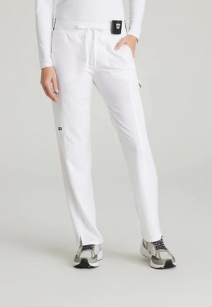 Color: Blanco - vista frontal Pantalon Greys Anatomy Kim en Medimed Honduras