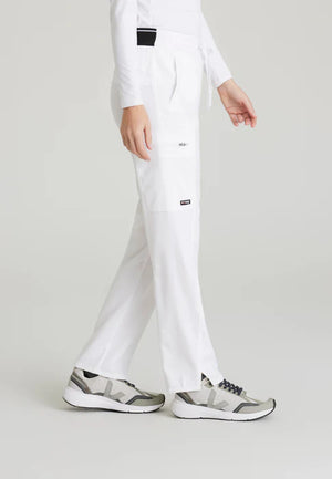 Color: Blanco - vista posterior Pantalon Greys Anatomy Kim en Medimed Honduras