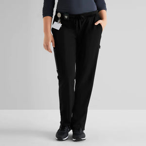 Color: Negro - vista frontal Pantalon Greys Anatomy Kim en Medimed Honduras